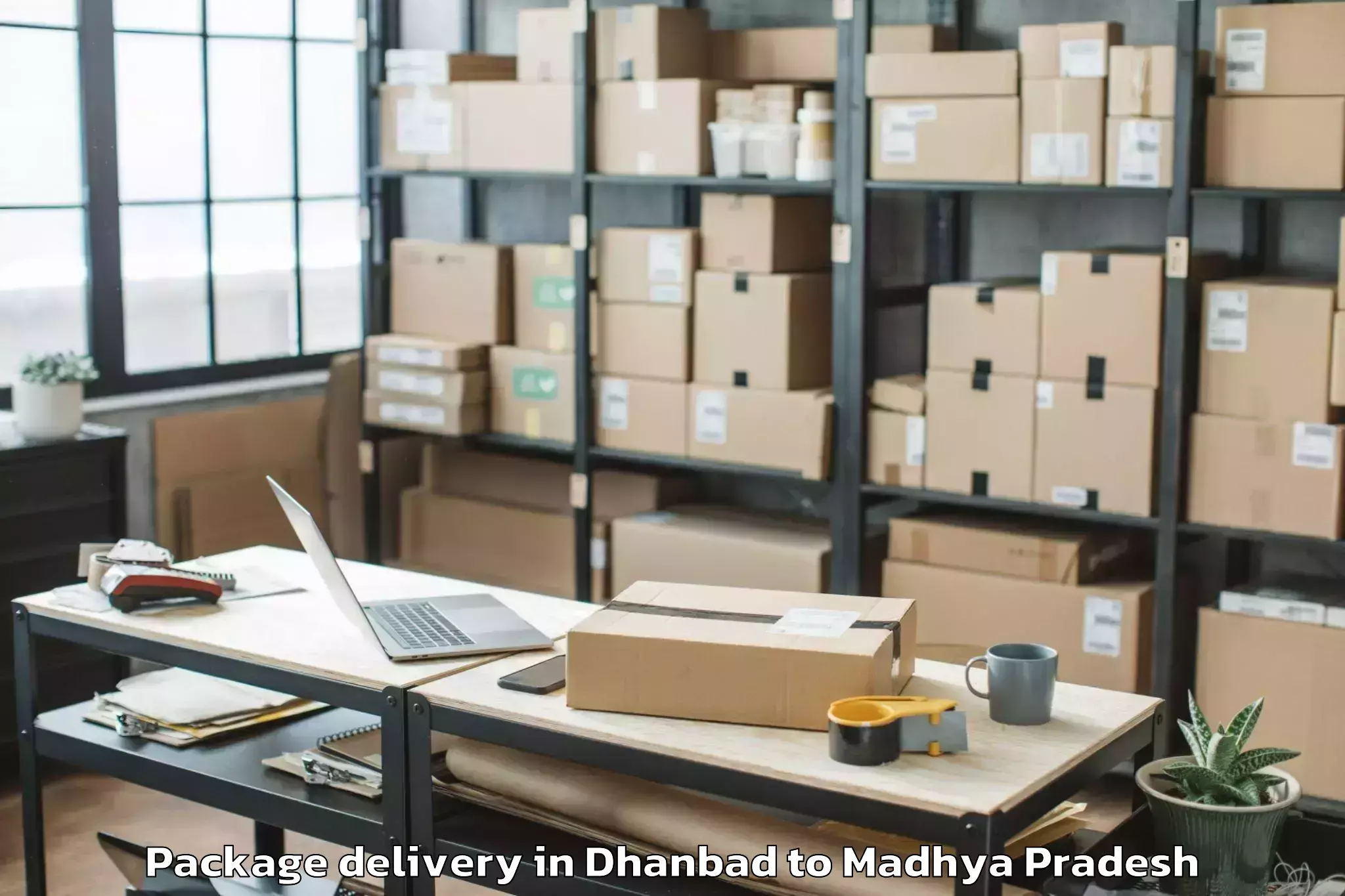 Hassle-Free Dhanbad to Hoshangabad Package Delivery